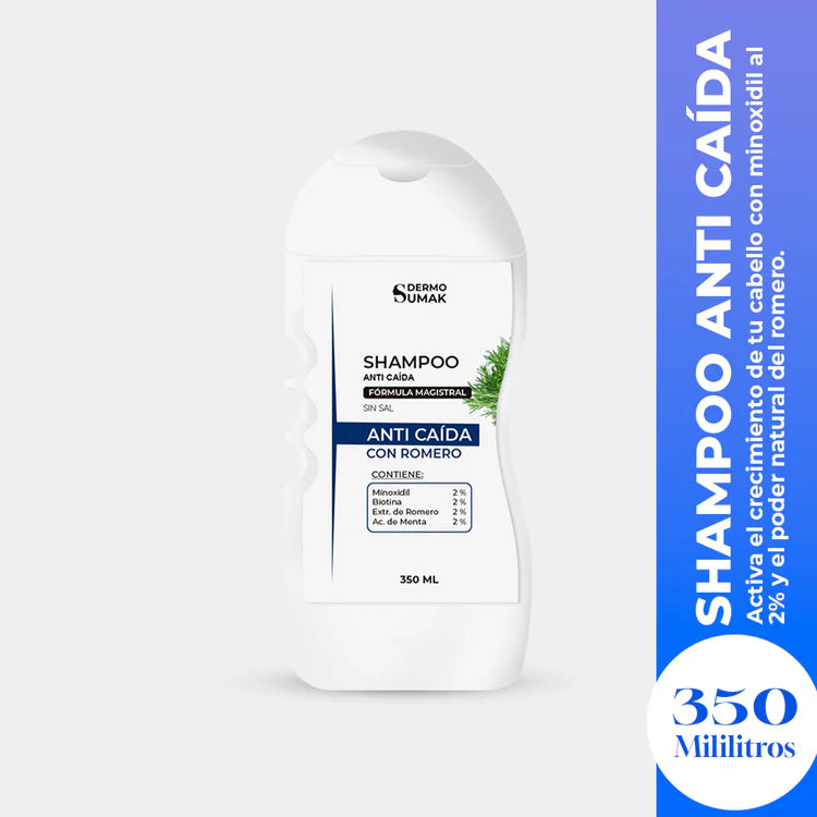 Shampoo Anti Caída Vitte Capilar con Romero, 350ml