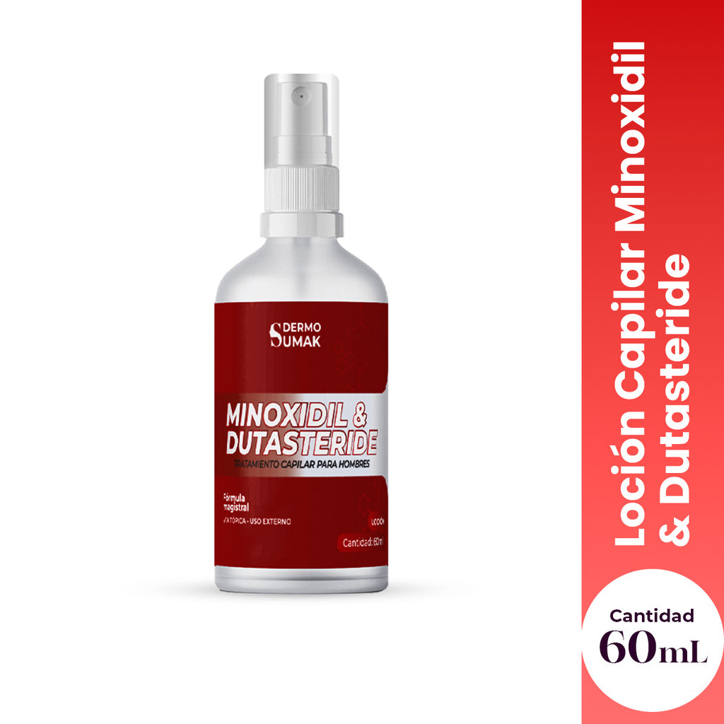 Loción Minoxidil y Dutasteride Vitte Capilar, envase